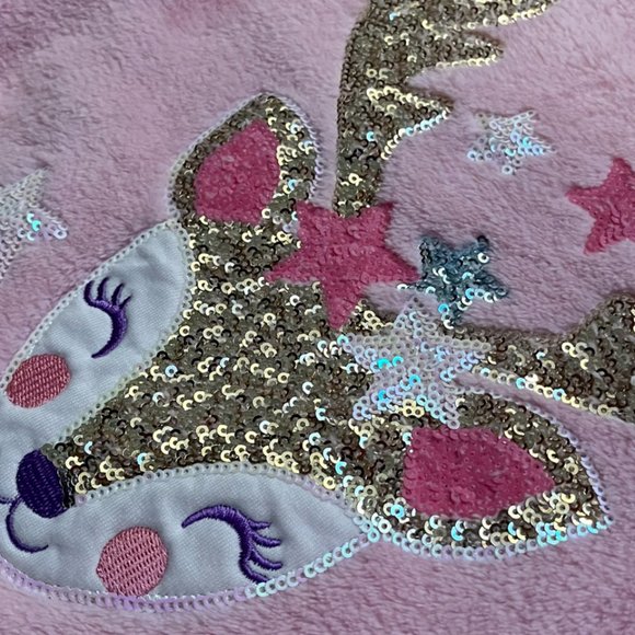 Cynthia Rowley Sequin reindeer Sweat Shirt - Picture 2 of 2